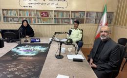 حضور دبیر شورای هماهنگی مبارزه با موادمخدر استان خراسان جنوبی در برنامه &laquo;پرسمان&raquo; صدا و سیمای استان