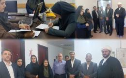 بازدید رئیس دادگستری بم از کمپ ماده ۱۶ بانوان در بم