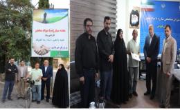 پیام &laquo;همه ما مسئولیم&raquo; با رکاب&zwnj;های یک دوچرخه&zwnj;سوار؛ تجلیل شورای هماهنگی مبارزه با مواد مخدر قزوین از رحمت&zwnj;الله آزاد