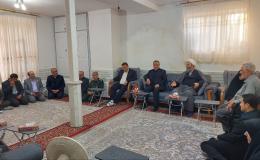 دیدار با خانواده شهید در راستای تکریم ایثارگران