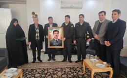 دیدار و تجلیل از خانواده معزز شهید قربان&zwnj;علی یوسفی