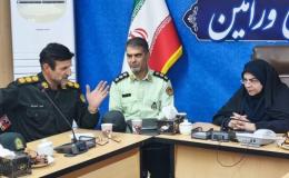 پیشگیری اعتیاد محور گفتگوهای جلسه شورای دهیاران بخش مرکزی ورامین