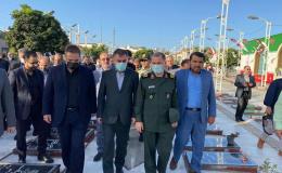 آغاز هفته دولت با غبار روبی و عطر افشانی مزار شهدای والامقام در مازندران