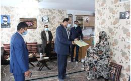 تجلیل از خانواده شهید مبارزه با مواد مخدر استان قزوین