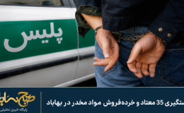 دستگیری ۳۵ معتاد و خرده&zwnj;فروش مواد مخدر در بهاباد