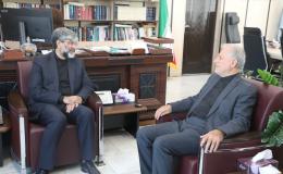 دیدار دبیر شورای هماهنگی مبارزه با موادمخدر با رئیس کل دادگستری استان آذربایجان غربی بمناسبت هفته قوه قضائیه