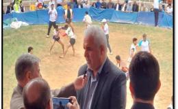 برگزاری مسابقات کشتی با چوخه با محوریت پیشگیری از اعتیاد و شعار نه به اعتیاد+عکس