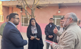 بازدید مسئولان قضائی و انتظامی از کمپ ماده ۱۶ کمیل
