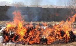 امحاء 550 کیلو مواد مخدر و روانگردان غیردارویی مکشوفه در سالجاری