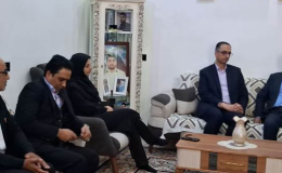 تجلیل از خانواده شهید محمدعلی پیواسته در زابل؛ شهدای مبارزه با مواد مخدر پاسداران امنیت و سلامت جامعه هستند