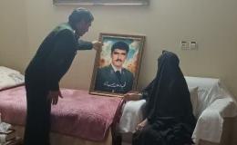 دیدار با خانواده شهید والامقام عرصه مبارزه با مواد مخدر