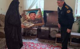 دیدار با خانواده شهید ربانی همزمان با روز پاسداشت مقام مادر