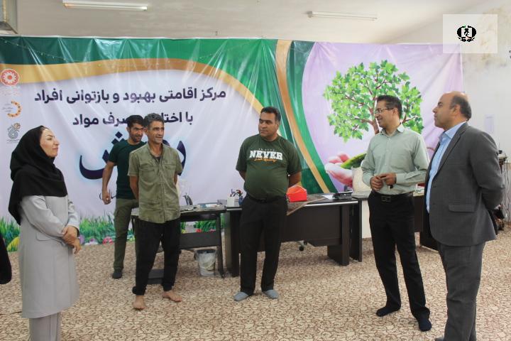 بازدید دبیر شورای هماهنگی مبارزه با مواد مخدر استان یزد از مرکز ترک اعتیاد شهرستان ابرکوه