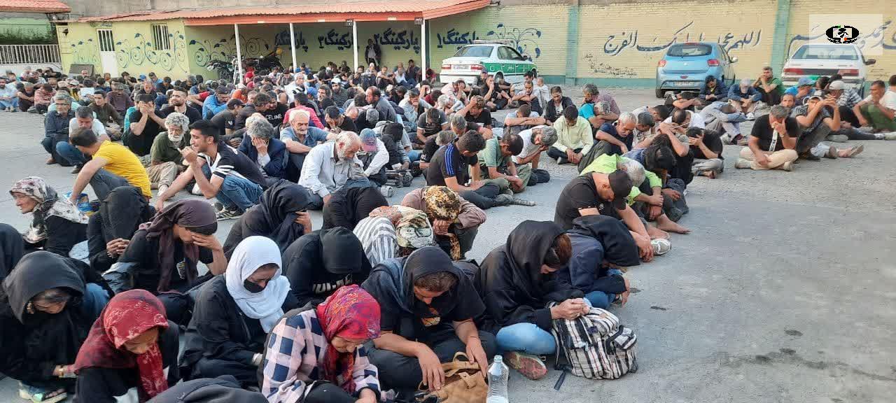 جمع آوری 1200 معتاد متجاهر در غرب تهران