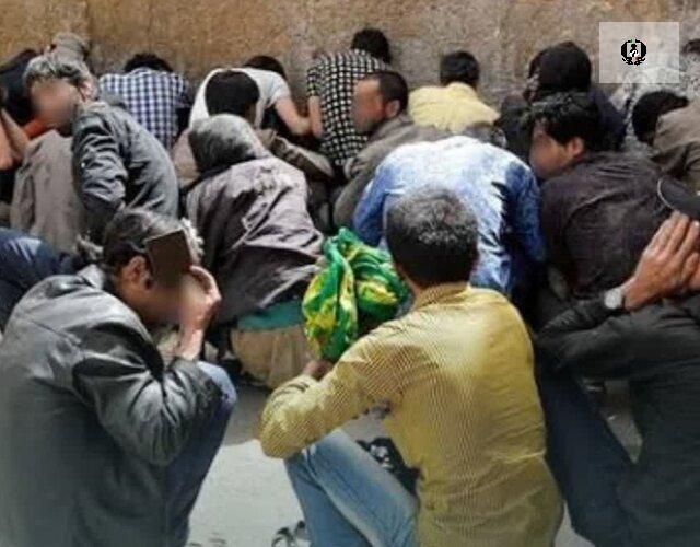 جمع&zwnj;آوری 20 معتاد متجاهر در شهرستان نیمروز