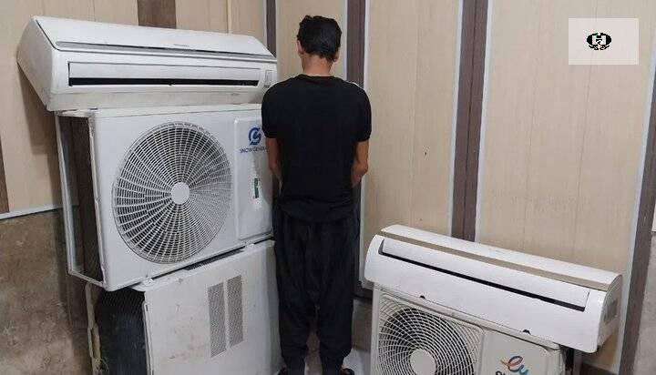جاسازی 10 کیلو مواد مخدر شیشه در کولر گازی