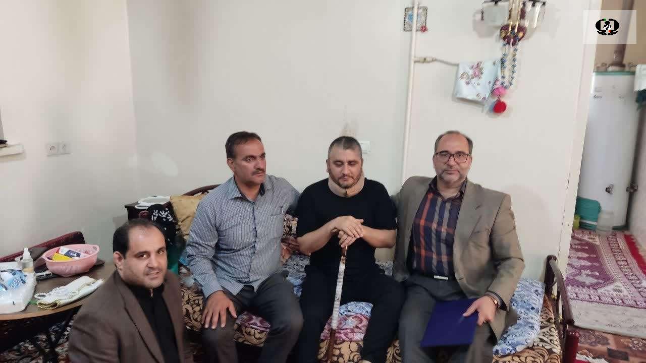 تجلیل از جانباز مبارزه با مواد مخدر استان مرکزی