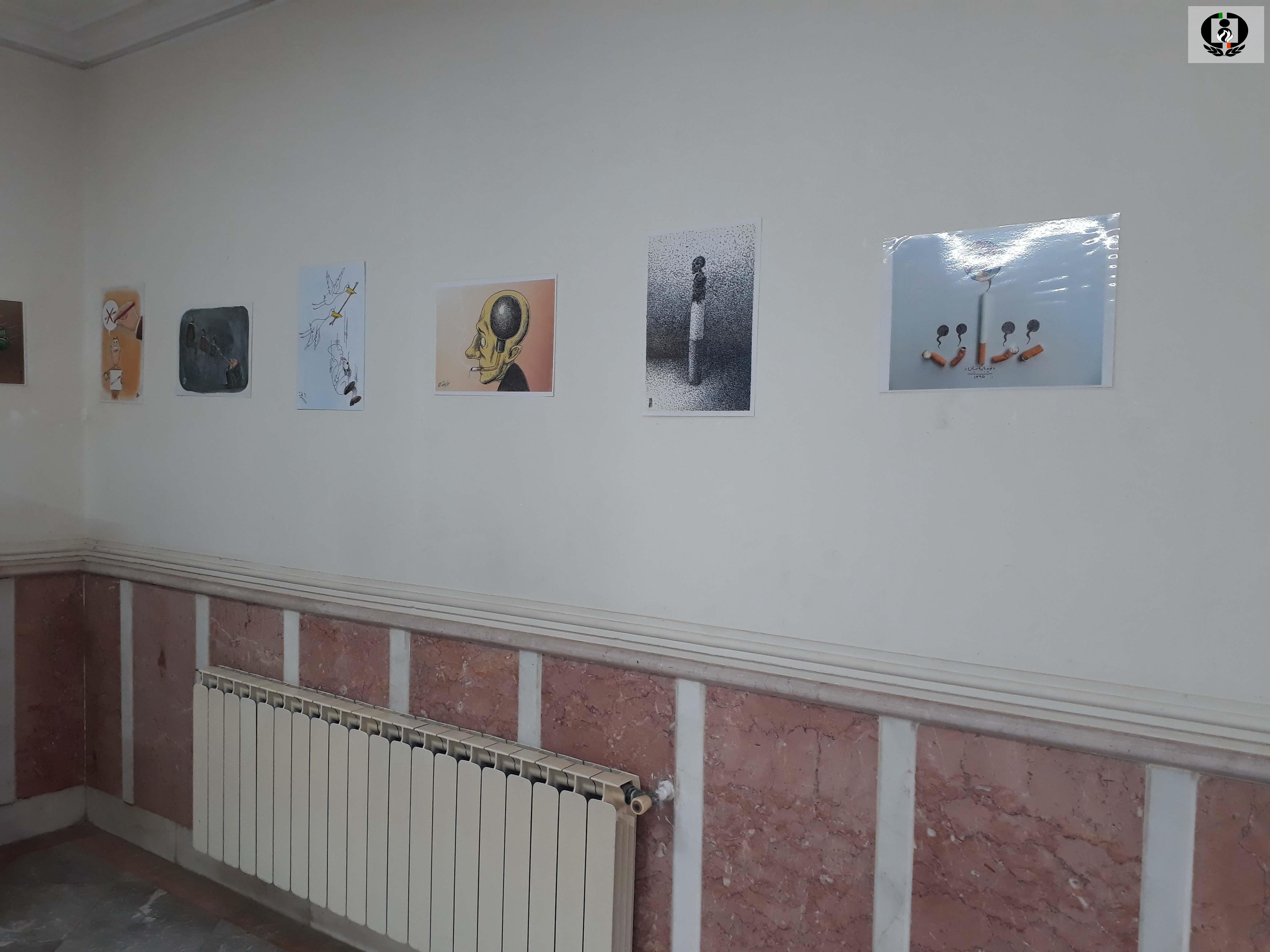 برپایی نمایشگاه کاریکاتور پیشگیری از اعتیاد در سیاهکل