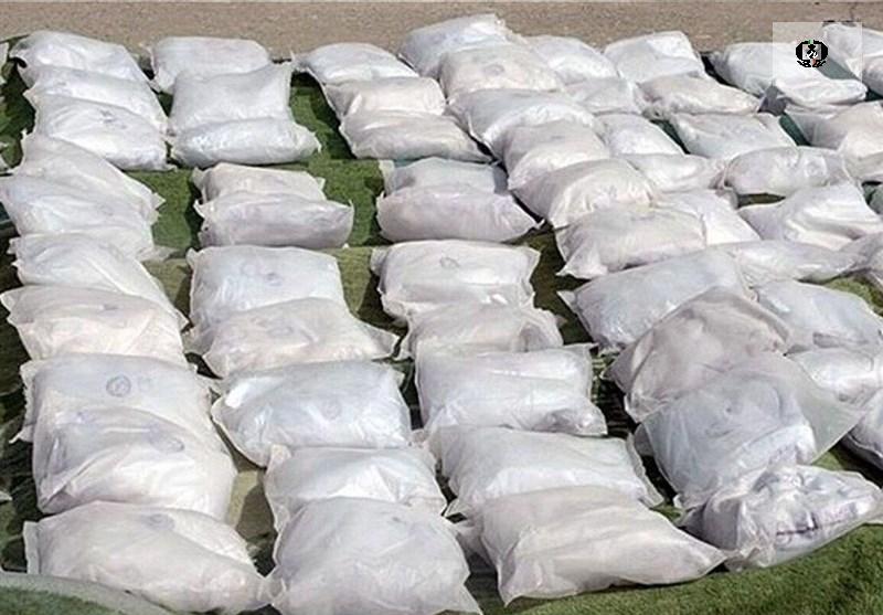 کشف ۱۲۸ کیلوگرم مواد مخدر صنعتی شیشه در نیکشهر