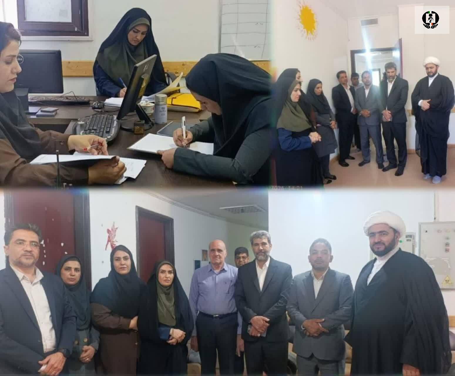 بازدید رئیس دادگستری بم از کمپ ماده ۱۶ بانوان در بم