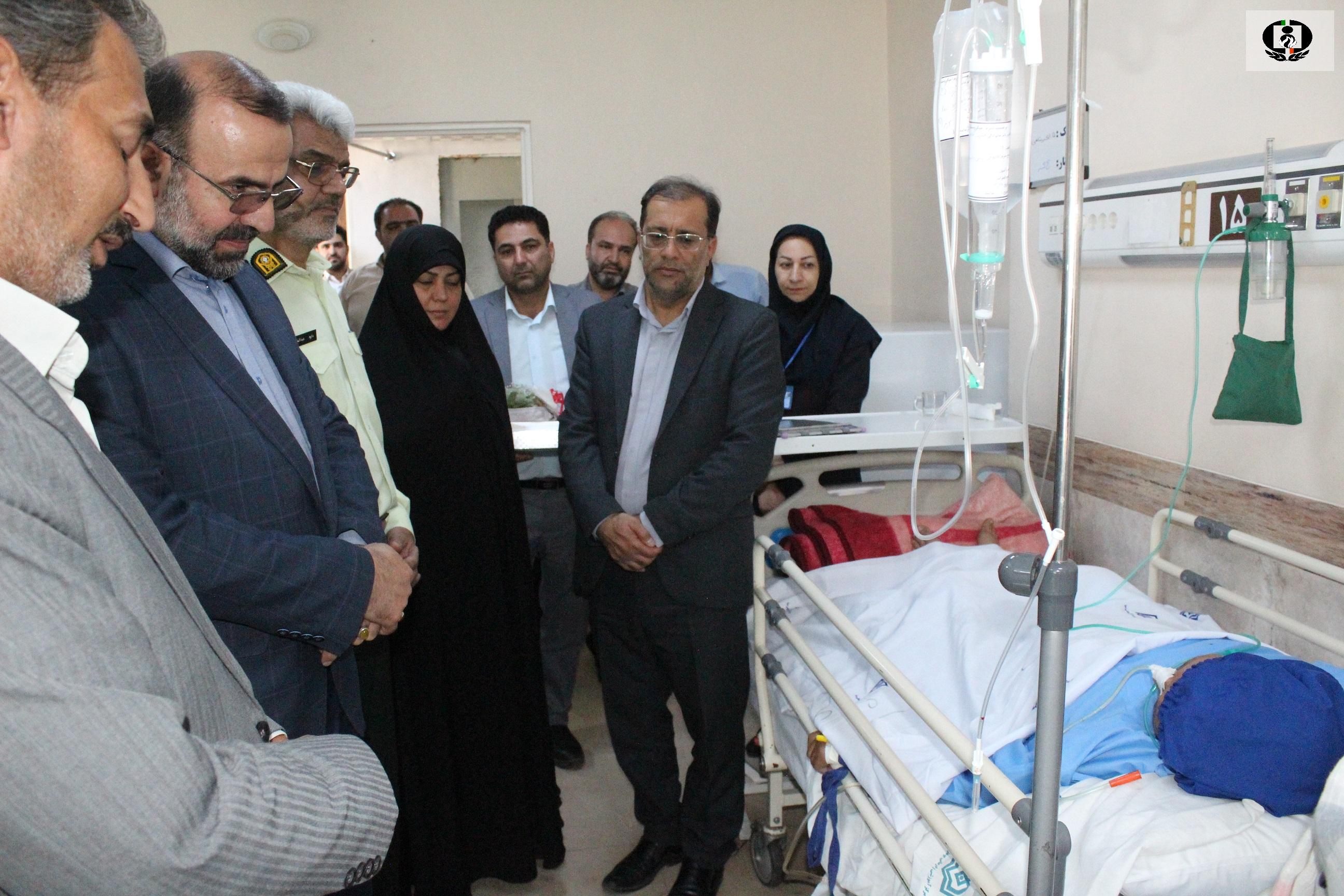 دیدار و عیادت از مادر شهید راه مبارزه با مواد مخدر استان قزوین