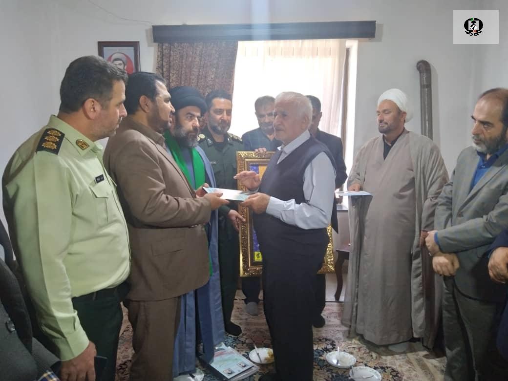 دیدار با خانواده شهید مبارزه با موادمخدر استان مازندران