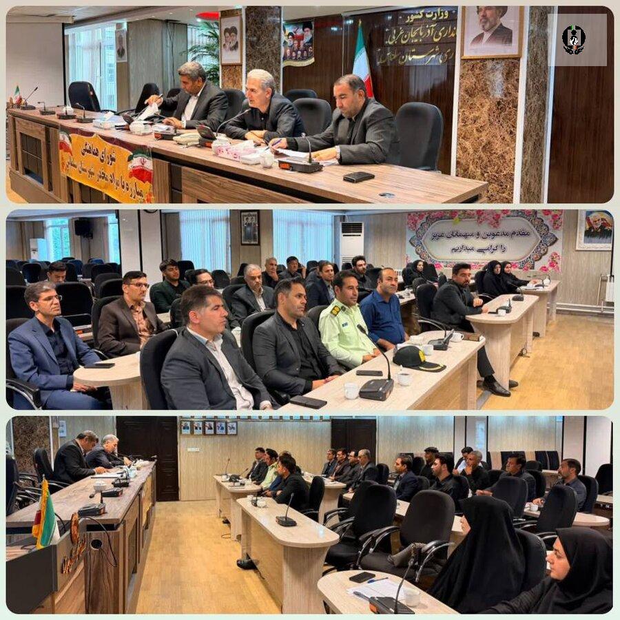 نشست شورای هماهنگی مبارزه با مواد مخدر شهرستان سلماس