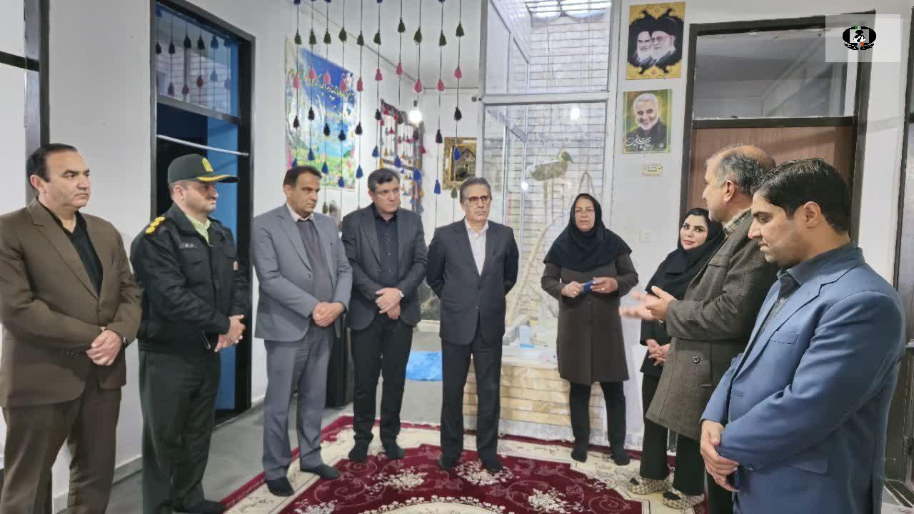 بازدید از کمپ درمانی و بازتوانی ویژه بانوان تبسم زندگی در شهرستان گناباد